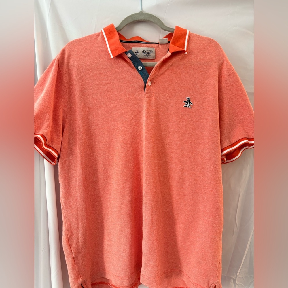 Original Penguin Men's Coral Polo Shirt